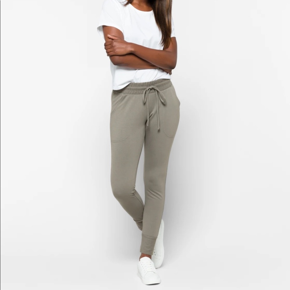 Free People grey drawstring jogger sweats
